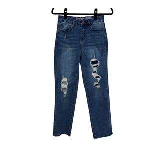 Resfeber‎ LA Collection Jeans, Size 2, 26 x 27 Skinny Boyfriend Distressed NEW